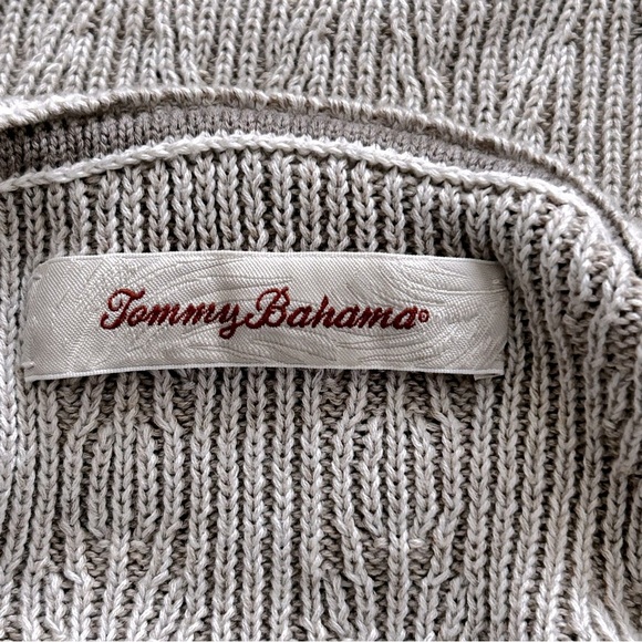 Tommy Bahama Quarter Zip Pullover Sweater - Picture 4 of 8
